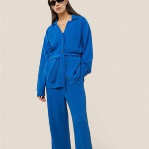 OAK + FORT Women's Vibrant Blue Cardigan